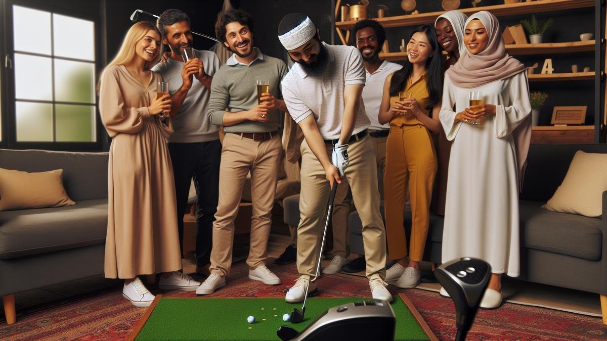 Engaging Family and Friends with a Portable Golf Simulator