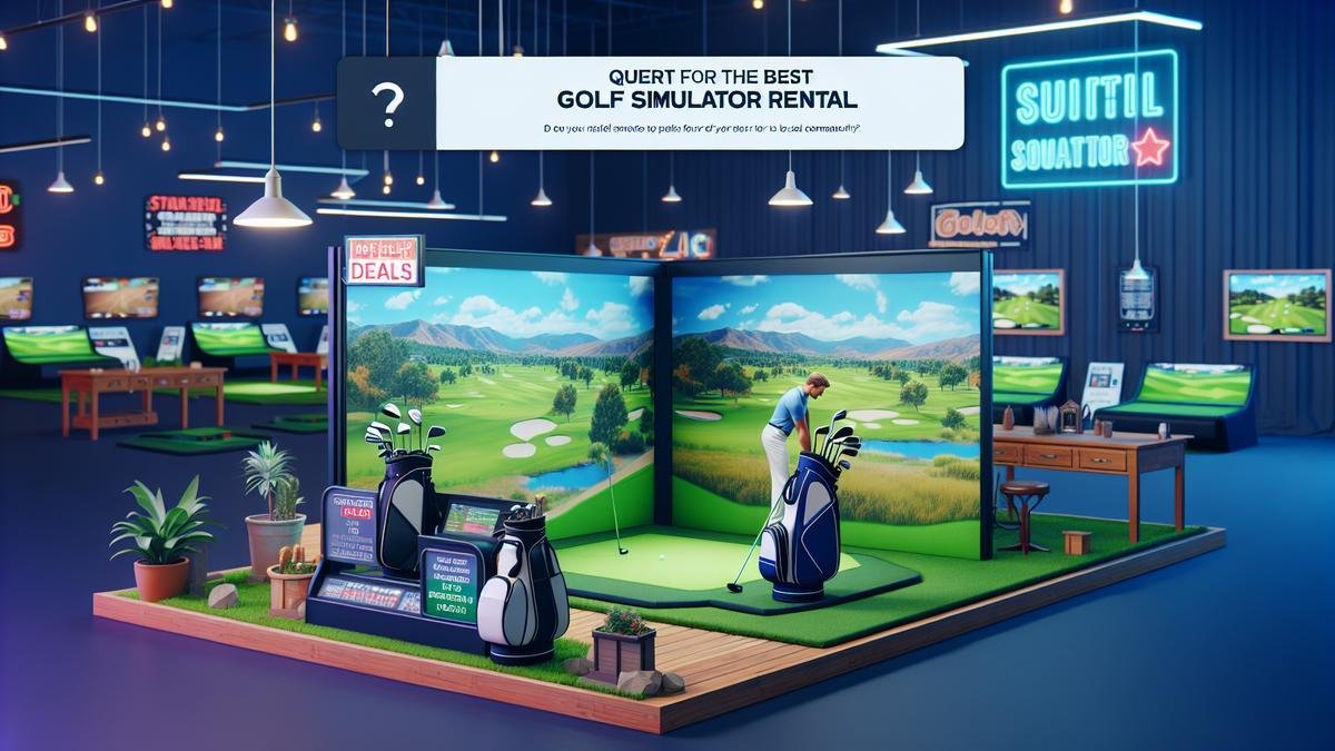 Finding the Best Golf Simulator Rental Near Me