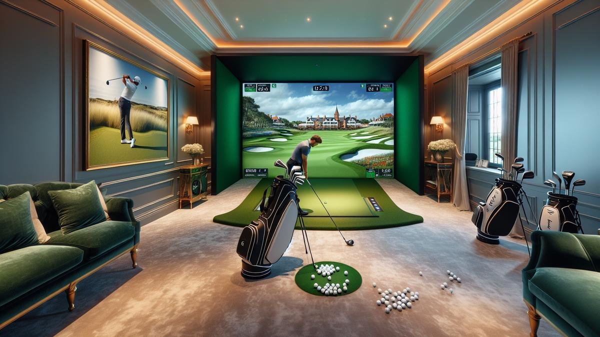 High-End Golf Simulator Installation